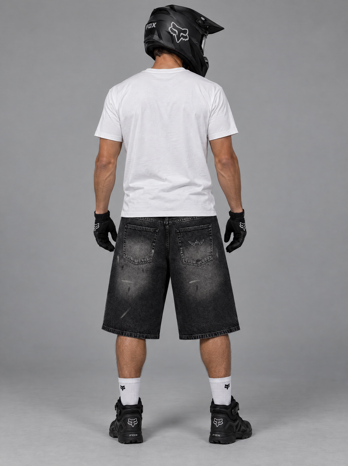 SENDLINE DENIM SHORTS