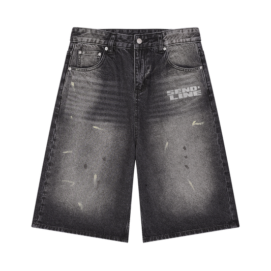 SENDLINE DENIM SHORTS