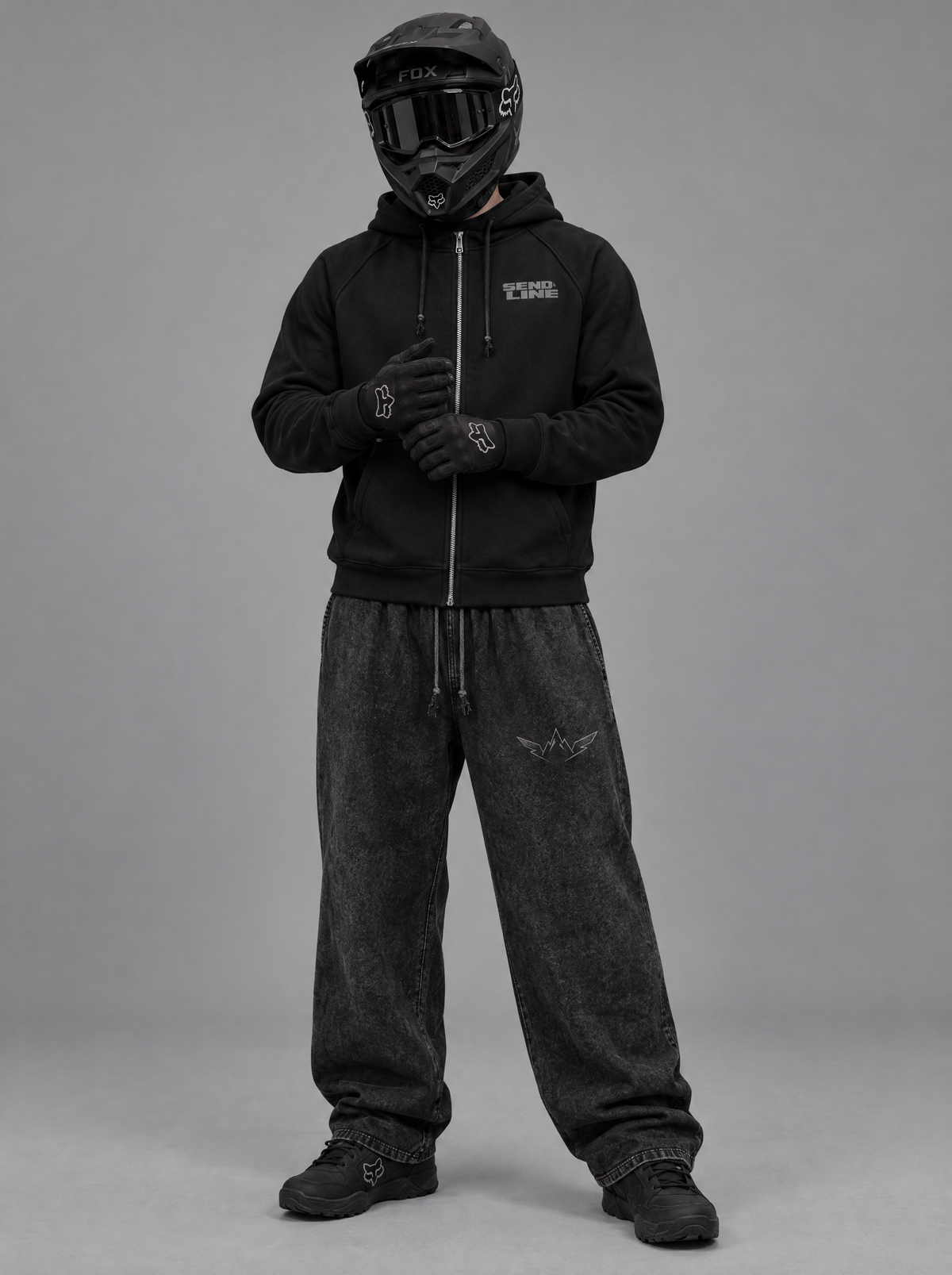 BLACK RIDE OR DIE PANTS