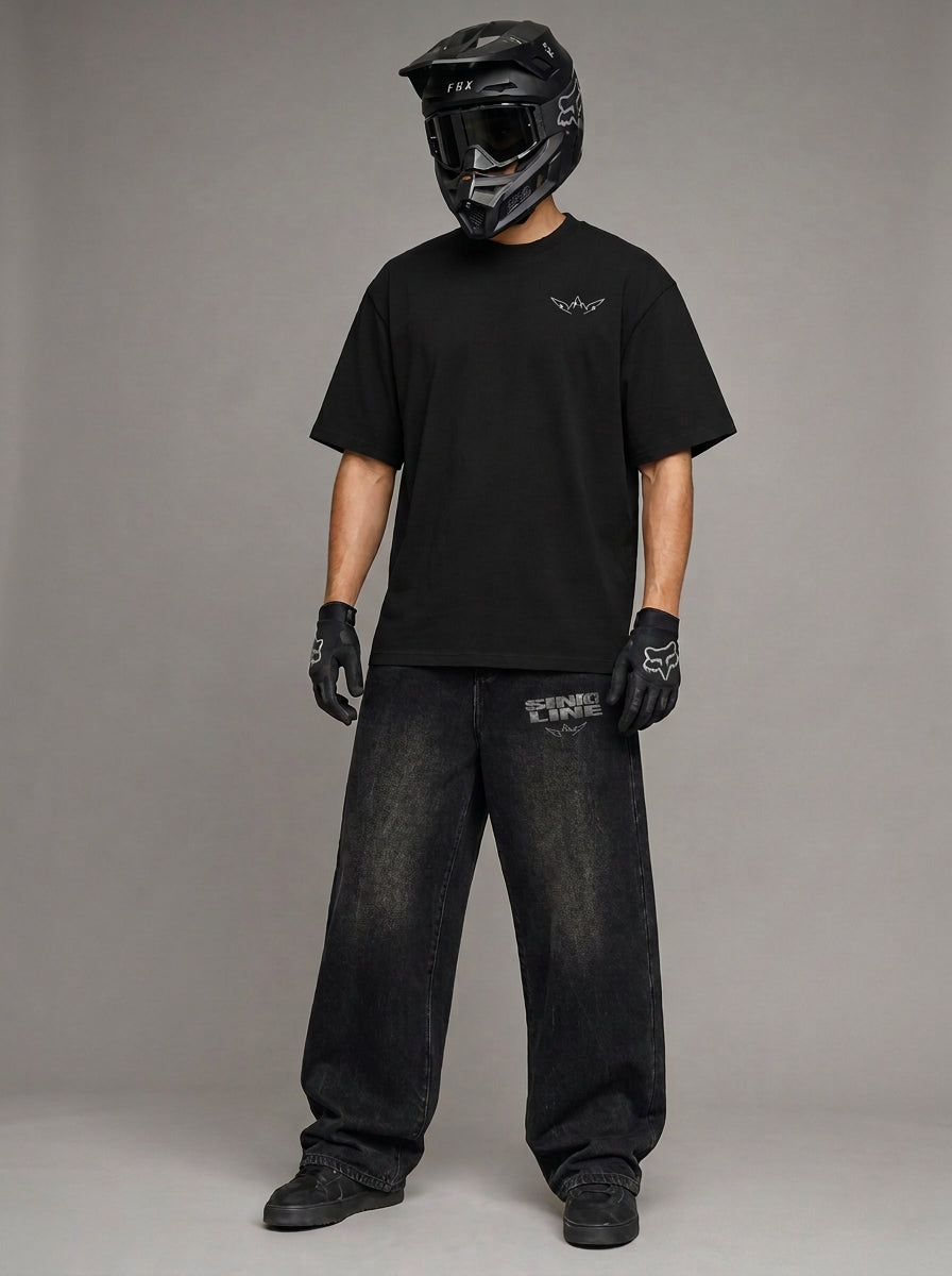 BLACK SEND IT TEE