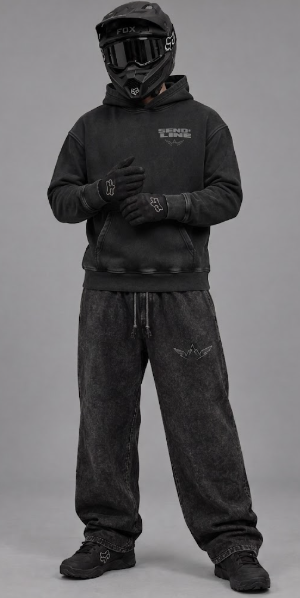 SENDLINE SNOW WASH HOODIE