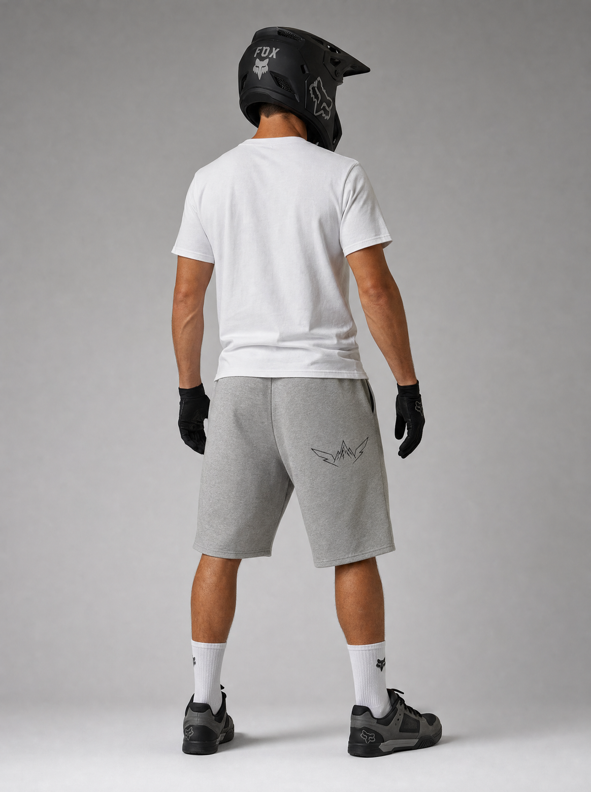 GREY SENDLINE FLEECE SHORTS