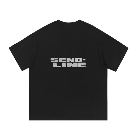BLACK SEND IT TEE